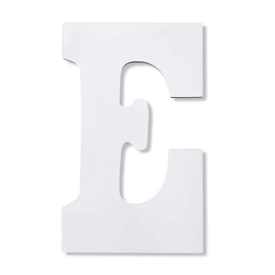 9" White MDF Whimsy Letter by Make Market